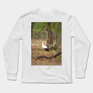 White stork Long Sleeve T-Shirt